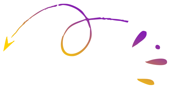 Purple Arrow Vape Smoke Trail, Front View